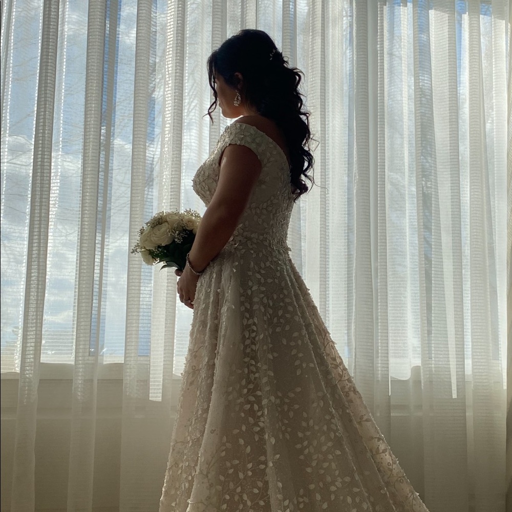 Wedding Gown by Designer Tony Ward.  Bought at Kleinfeld